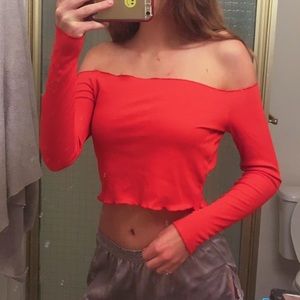 off the shoulder top